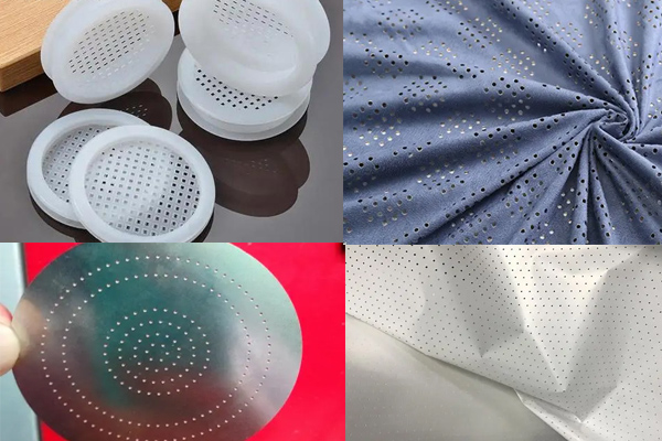 布料，塑料，竹木，薄膜等材料激光打孔工藝