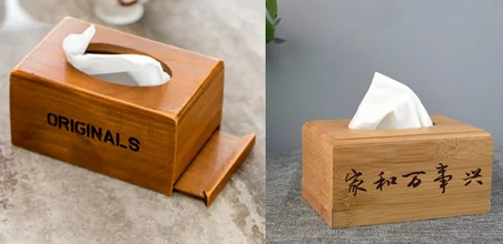 激光打標紙巾盒，讓您干凈每一天