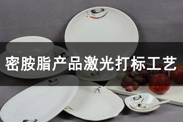 密胺樹脂工業(yè)制品，密胺產(chǎn)品打標(biāo)鐳雕設(shè)備—餐盤餐具激光打標(biāo)機(jī)